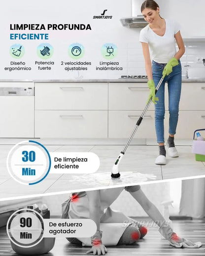 🧼Cepillo Electrico 9 en 1 - Limpieza total sin esfuerzo 🤩